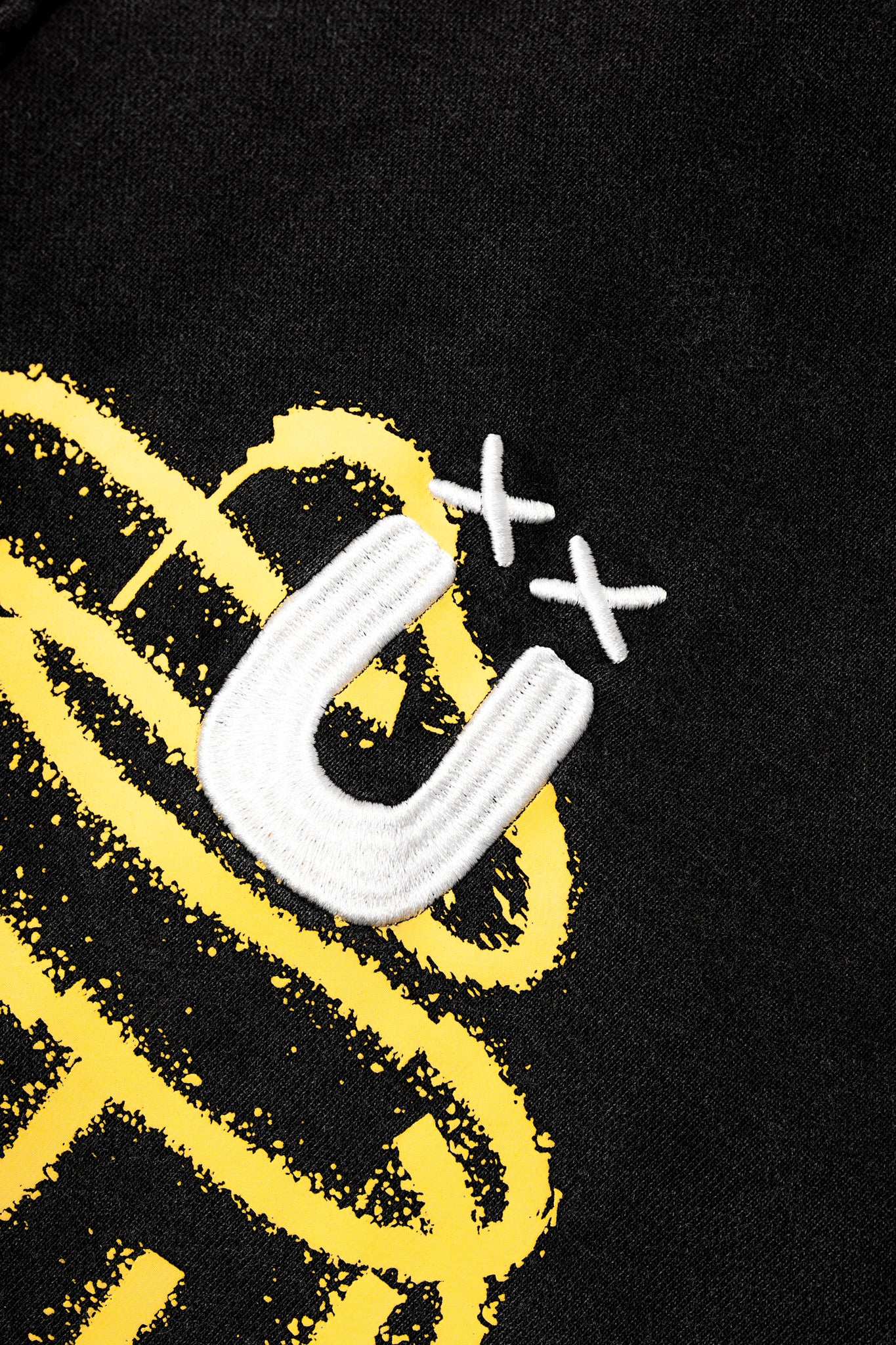 Spray Distressed Zip-Up Hoodie